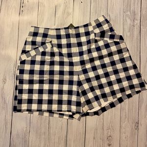 New Lane Bryant Navy Gingham checked Shorts sze 16
